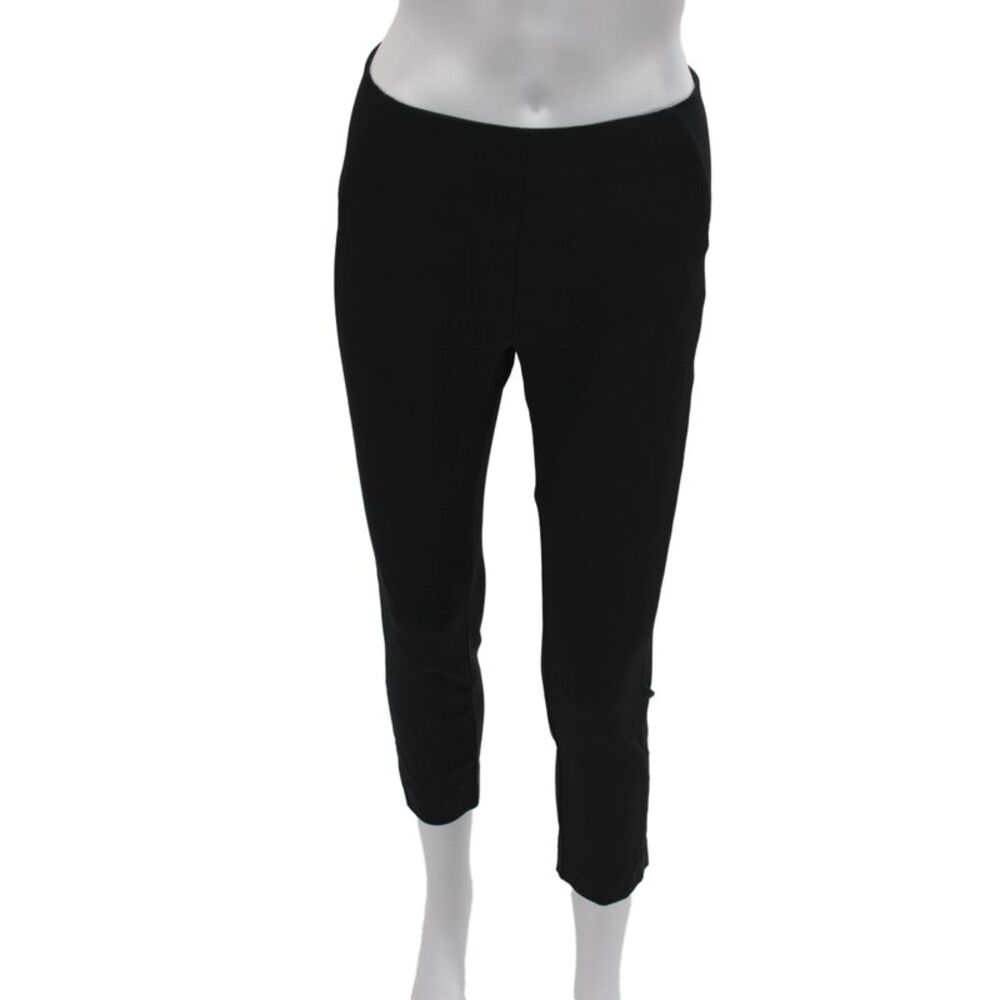 Veronica Beard Womens Ankle Pants Black 86% Nylon Zip Size 4 - Picture 1 of 6